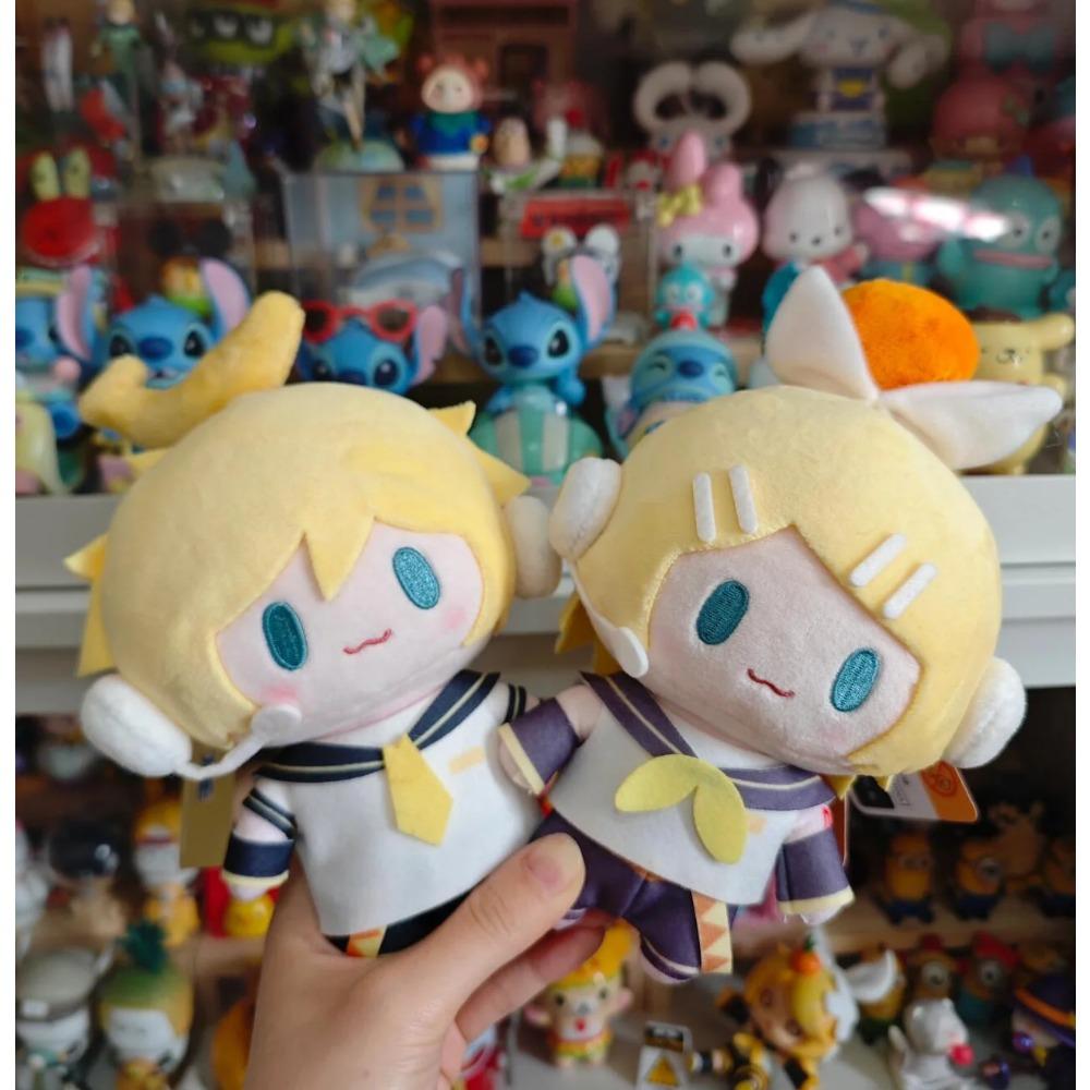 Hatsune Miku Plush Toys Keychain Kagamine Len Rin Backpack Charm Anime Peripheral Cute Stuffed DollBag Decoration Birthday Gifts