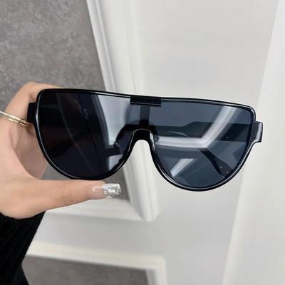 Designer Round Sunglasses Women Men Trendy Brand Cat Eye Sun Glasses Female Male Big Frame Mirror Classic