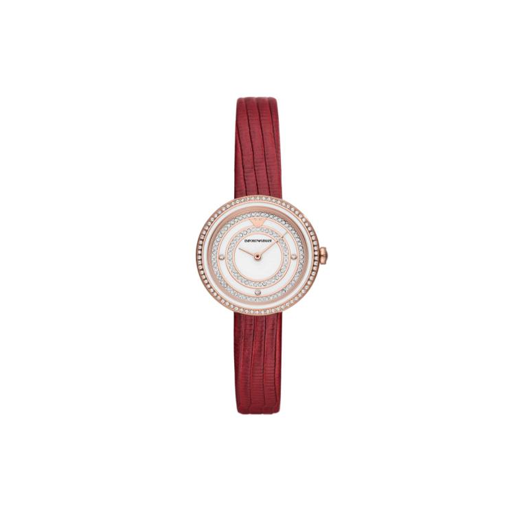

EMPORIO ARMANI Wrist Watch Quartz Movement Leather Strap 30mm White Dial Women s Watch 30m Water Resistant AR11532 White Dial
