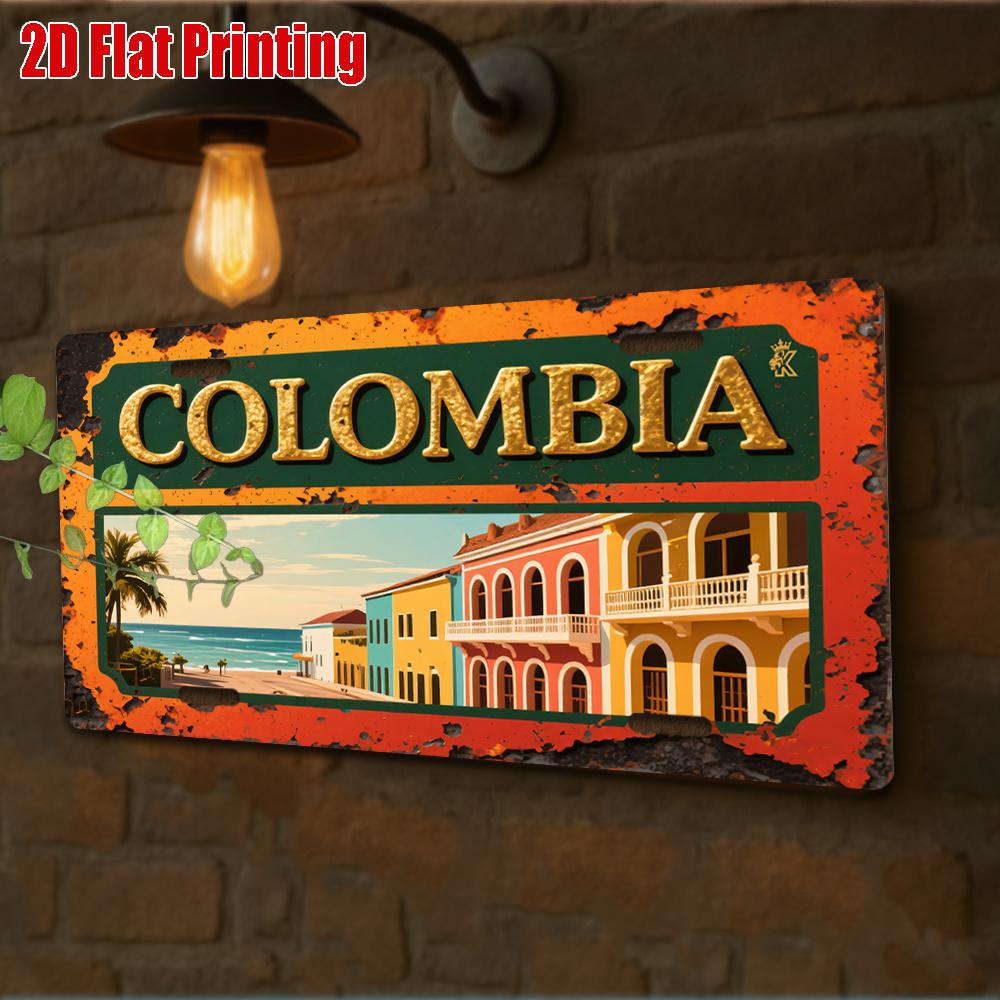 

D Flat A Single Piece of Vintage Sign Perfect for Home Decor And Anniversary Gifts ( Inches X Inches) Featuring 15x30cm(5.9x7.8inch)