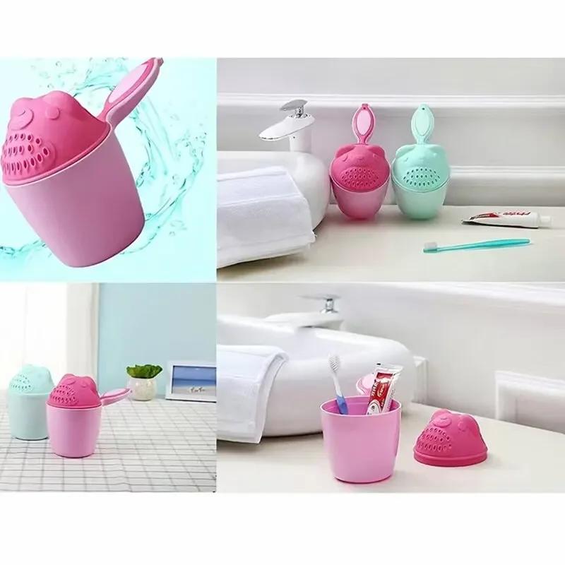 Baby Shower Watering Pot Shampoo Cup Shower Plaything Multifunctional Bathroom Playing In Water Toys Child Washing Hair Cup Bath Tool