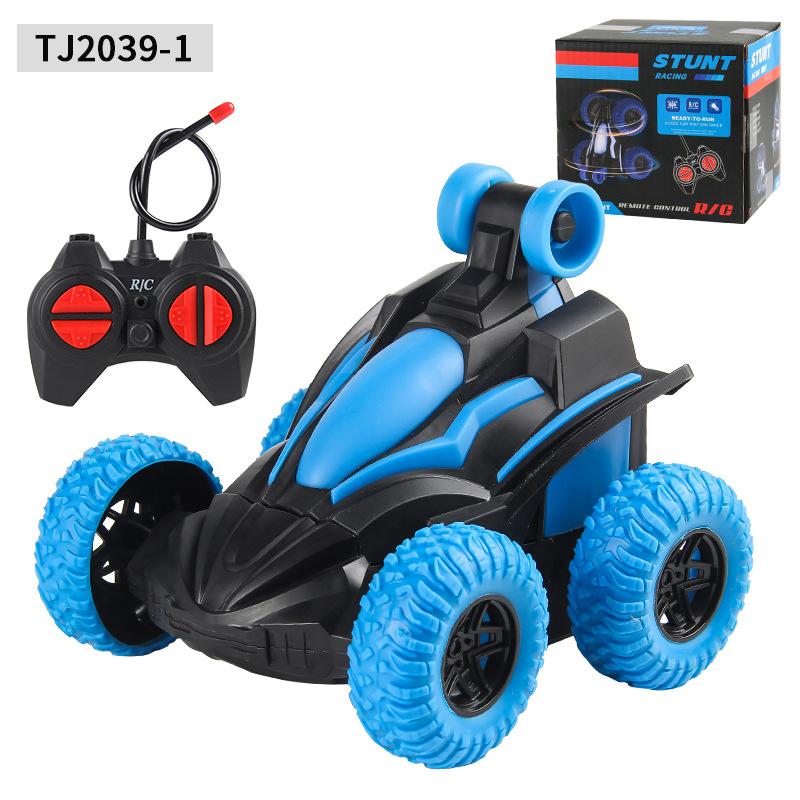 Children'S Gesture Off-Road Vehicle Double-Sided Stunts Four-Wheel Drive High-Speed Drift Car With Lights Stunts Rotating Dumper