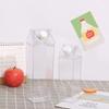 Creative Milk Carton Clear Water Cup Portable Plastic Milk Cup for Daily Use