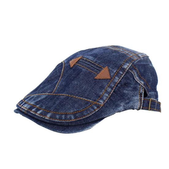 Hat Men Vintage Women Washed Jeans Sports Outdoor Beret Visor Sun Flat Neutral Hat