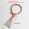 Vibranting Tibetan Handmade Woven Bracelet with Symbolic Patterns Portable Accessory for Festive and Spiritual Event