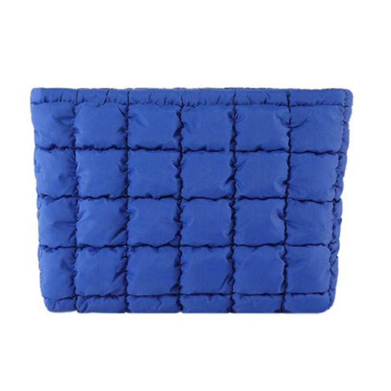 Stylish Pleated Handbag And Cosmetic Pouch For Women Practical Makeup Bag Suitable For Parties And Everyday Use