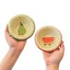 Mini Cartoon Ceramic Cat & Dog Bowl - Anti-Spill Design, Cute Pet Dish