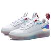 Li Ning CF Slip Resistant Abrasion Resistant Low top Skateboard Shoes Women's Red White AGCP232-2