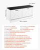 Entryway Shoe Storage Bench, 1000 x 305 x 475 mm Shoe Organizer with Flip Drawers, 440lbs Narrow Shoes Rack Bench with Cushion & Flip Doors, for
