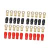 10 Pairs 4 AWG Car Audio Power Ground Wire Ring Terminal Connector Brass