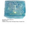 Glitter Rectangle Squeeze Toy Soft Stretchy Slow Rising Clear Rectangle Sensory Toy Anxiety Relief Stress Ball Classroom Prizes Party Favors