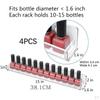Acrylic Nail Polish Organizer Wall Mounted Clear Holder Storage Display Rack,