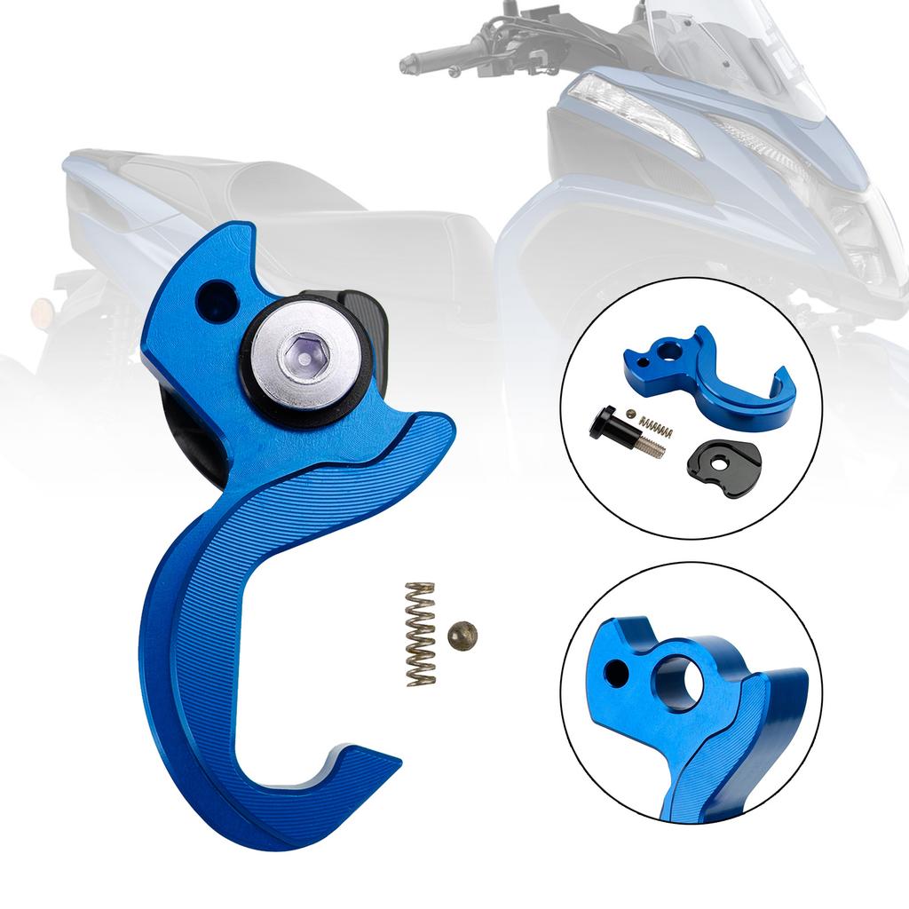 Carry Helmet Hook Bottle Cargo Hanger Blue For Yamaha Tricity 125 14-21 155 23