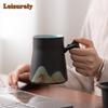 450ml Distant Hills Filter Tea Separator Cup Japanese Water Separation Tea Mug with Infuser Tea Soaking Office Water Cup Gift