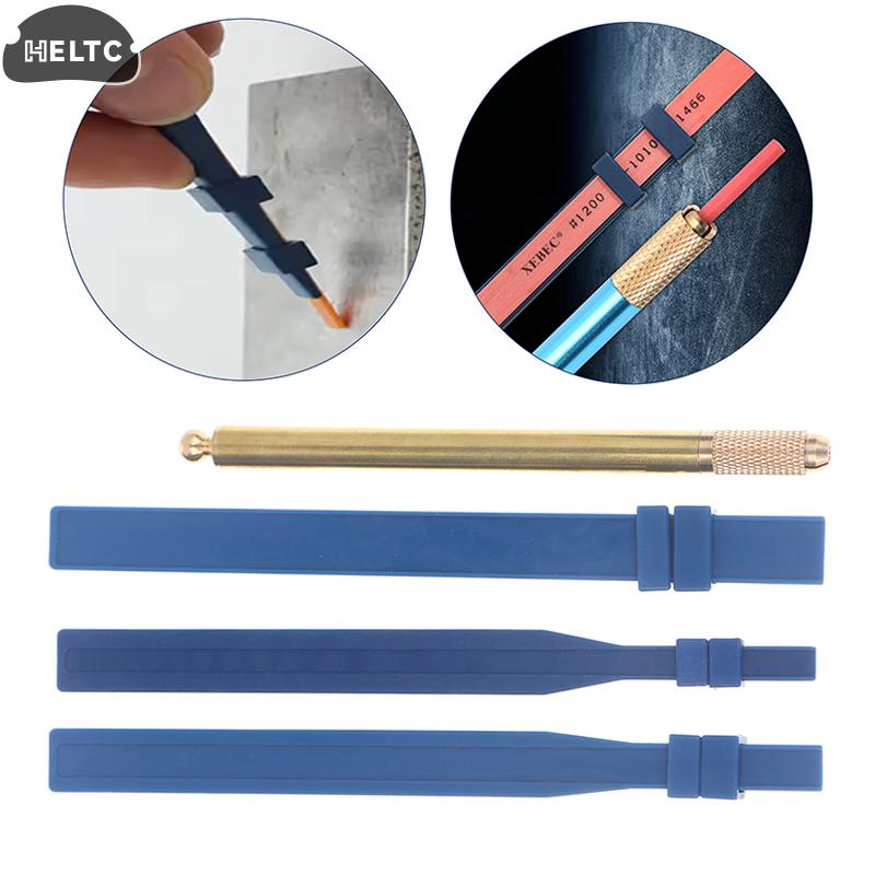 1PCS Oilstone Clamp Holder Handle For Fiber Oilstone Super Ceramic Mold Grinding Tools Fiber Oil Stone Clamp