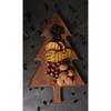 Christmas Tree Natural Wooden Cheese and Presentation Plate