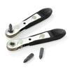 1/4Inch Ratchet Wrench Drive Ratchet Socket Wrench Tool Multi-funtion Quick Release DIY Hand Tool Ratchet Handle Wrench