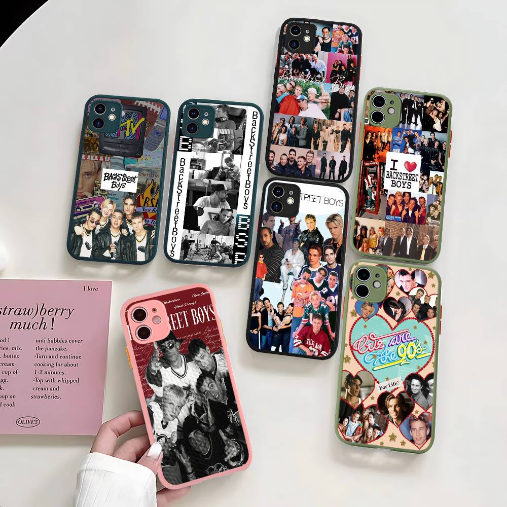 Popular Band B-Backstreet BoyS For IPhone 11 12 13 14 15 16 Pro Max Plus Matte Translucent Phone Cover