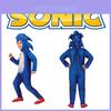 Kostium Deluxe Sonic The Hedgehog dla dziecka Kombinezon na Halloween Cosplay