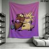 The Angry Beavers Wall Tapestry Aesthetic Wall Hanging Printed Fabric Blanket Decorative Tapestries for Bedroom Living Room Home Decor