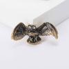 Elegant Owl Brooch Hypoallergenic Alloy Jewelry For Casual Outings And Professional Attire