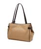 Hazzys Women Acc Aura Commute Brown Canvas Leather Combination Shoulder Bag L Hiba6E159I2