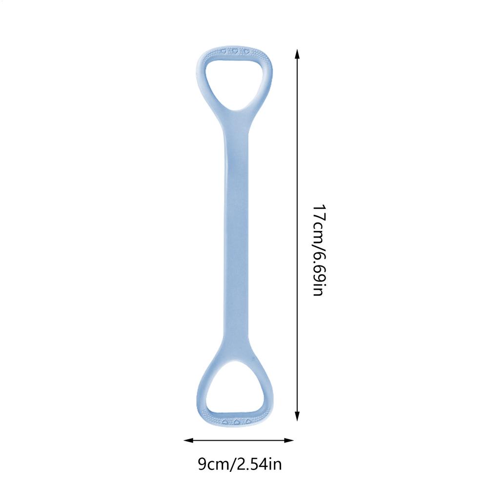 8-Shape Elastic Yoga Stretch Band, Figure 8 Fitness Resistance Band Shoulder Back Arm Exercise Rope Training Equipment for Women синий