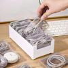 Clear Data Cable Storage Box Durable Desktop Cable Organizer  Desktop Organization