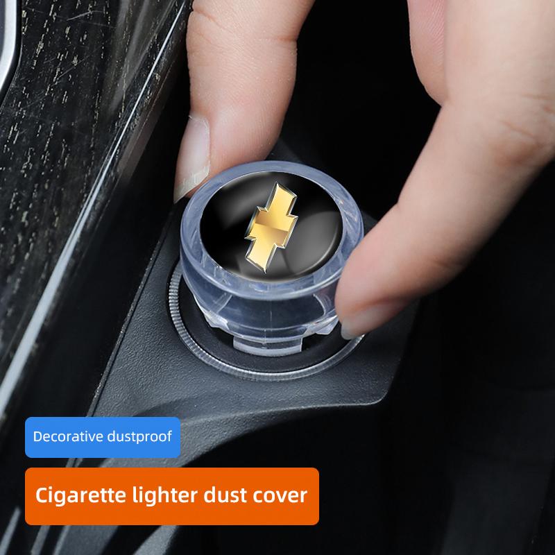 Car Cigarette Lighter Dust Proof Protect Cover Lighter Button For Chevrolet Cruze Sonic Silverado Trax Camaro Captiva Equinox SS