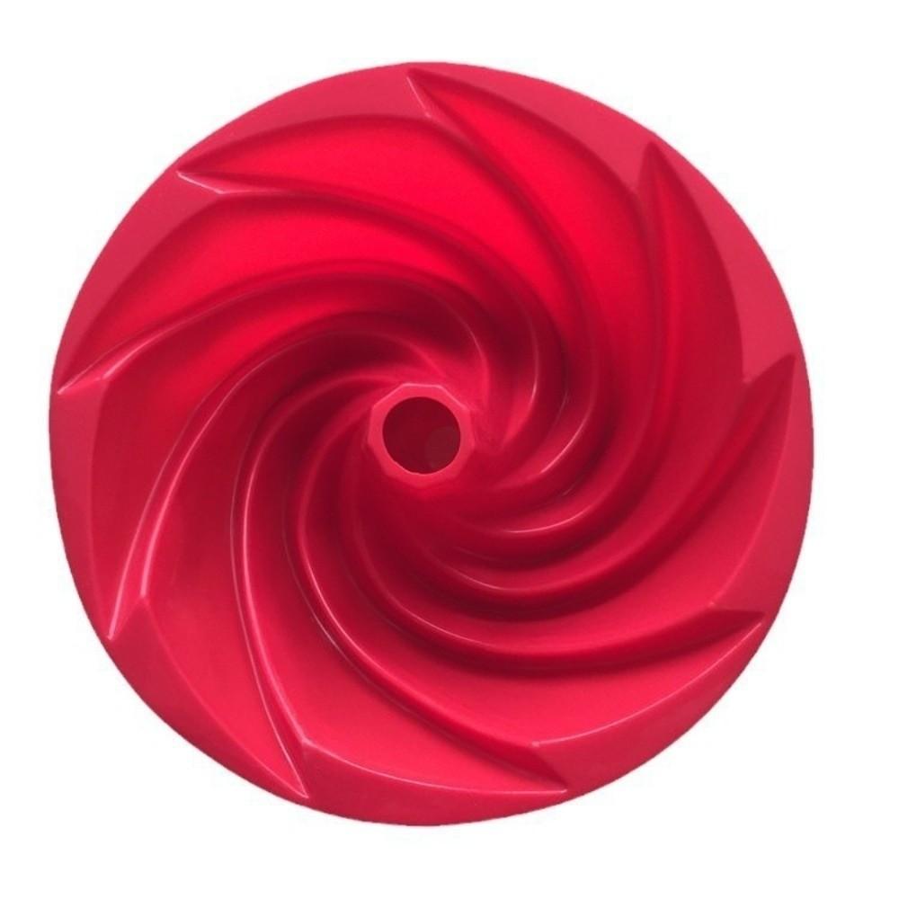 Silicone Spiral Cake Pan Non-Stick Round Baking Pan Reusable Fluted Bundt Pan DIY Pastry Dessert