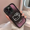 Hello Kitty Dark Purple Case for iPhone 13X/14Pro/15Plus/16Promax