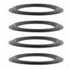 4 Packung Inch Audio Speaker Rubber Edge Repair Replacement Kit Black