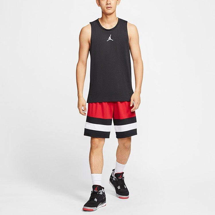 Jordan Dri Fit Basketball Jerseys Men's Black Moderate Bib & Brace CJ5545-010