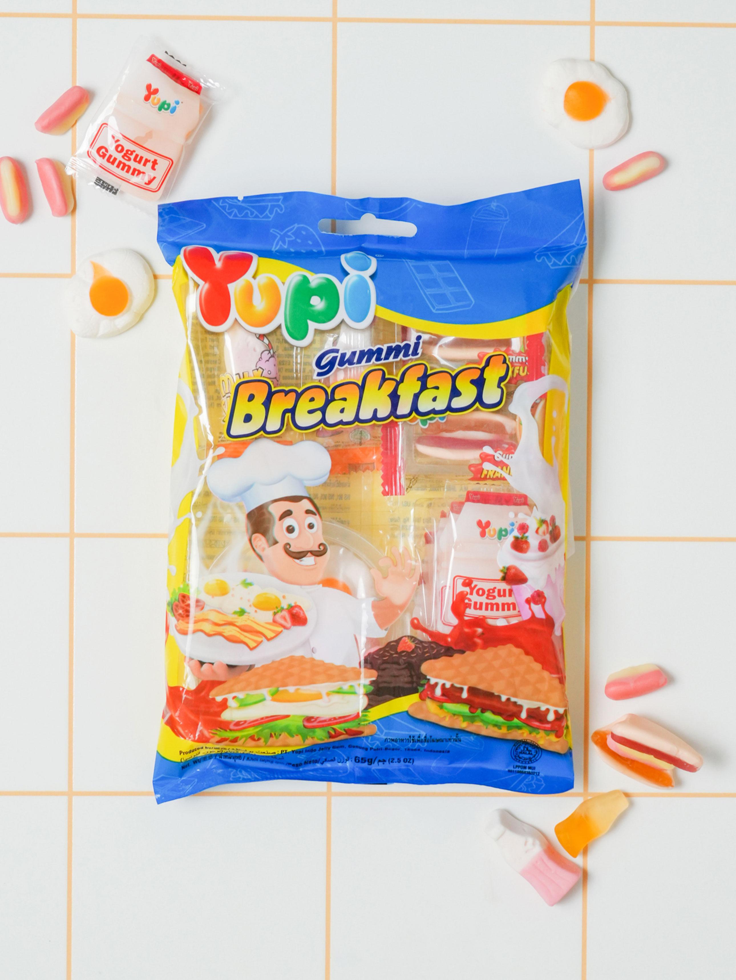 Завтрак Yupi Жевательные конфеты 1ea