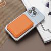 Magnetic For Magsafe Leather Wallet Card Holder For Iphone 16 15 14 13 Pro Max Hide Phone Stand Bank Id Card Holder Pocket Cover
