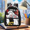 Zaino Anime Inuyasha Sangue Caldo Zaino per Studenti Ragazzi Ragazze Zaino Scolastico per Bambini Borse a Spalla per Computer per Uomini Donne