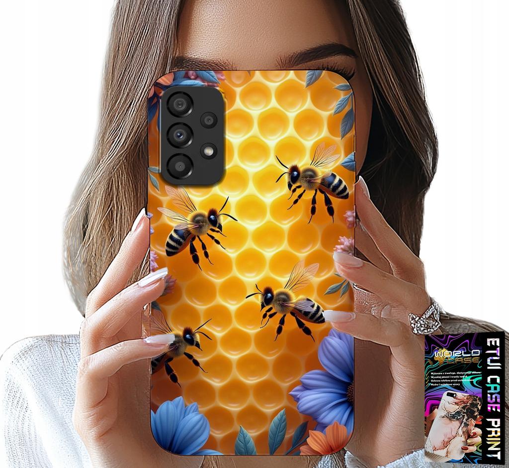 Samsung A52 / A52S Tok - Bees Hive Honeycomb Hátok