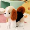 Cuter Husky Poodle Plush Dog With Tassel Necklace Decor For Kids Collection Gift