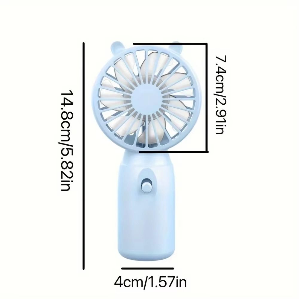 Cooling Handheld Fan White Pink Blue Green Noise Free Fan New Cooling Device  Outdoor Activities