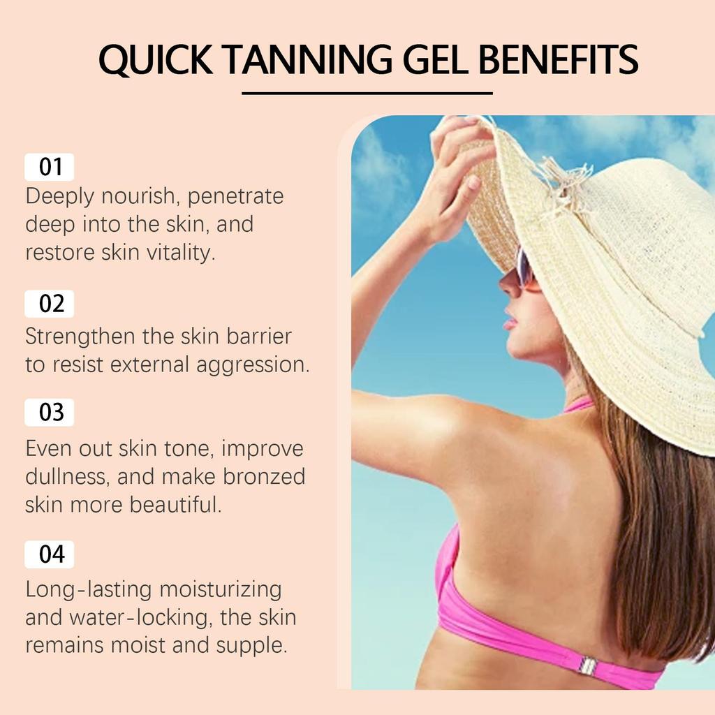 30g Tanning Aid Repair Gel Tanning Aid Repair Gel Bronzing Tanning Aid Beauty Moisturizing Hydrating Nourishing Gel