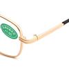 High-Power 450-600 Degree Glass Reading Glasses with Metal Frame for Street Vendors and Shopkeepers