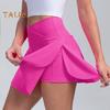 Gonna da Tennis da Donna con Tasca Vita Alta Golf Skort Estiva Casual Sportiva Running Pickleball gonna da Allenamento con Pantaloncini Interni