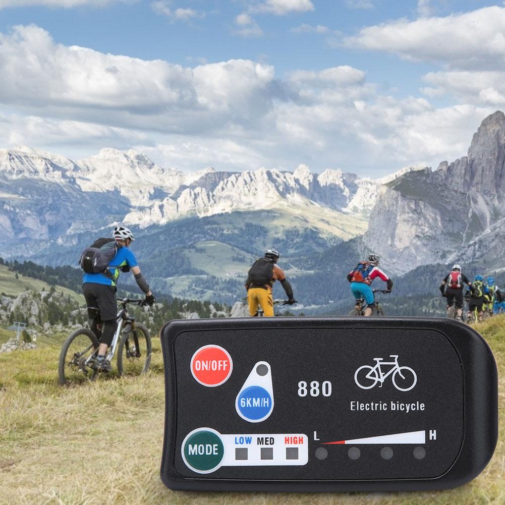 KT- LED880 Bike for SM Normal Connector Control Panel Display Meter Bicycle Modification Electric Accessory