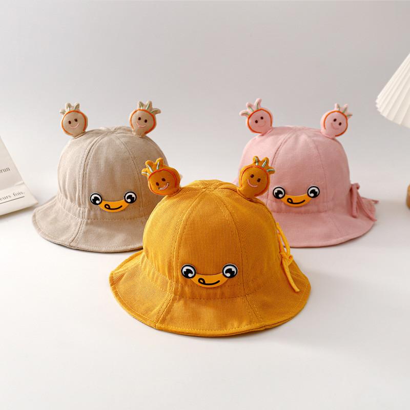 Cute Banana Eyes Sun Hat For Infants Cotton Fisherman Cap For Baby Boys And Girls