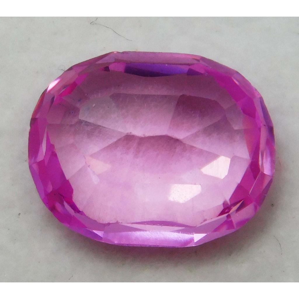 Pink Sapphire Oval Cut CERTIFIED 8 Carat Natural Loose Gemstone Ring Size