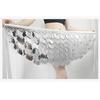 Holographic Sequin Sequin Mini Skirt Lace-Up Design Performance Costume Skirt  Dance Performance