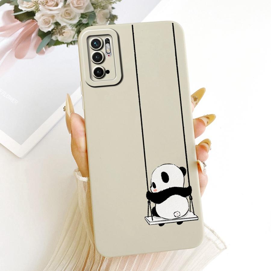For Xiaomi Poco M3 Pro 5G Case Soft Matte Camera Protective Bow flower Phone Case For  Xiaomi PocoM3Pro 5G Cover Coque 6.5''