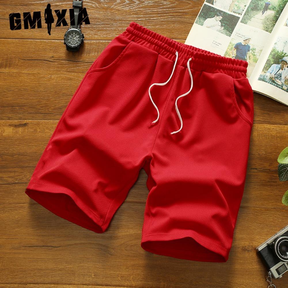 

GMXIA Женские модные повседневные летние весенние шорты XXL красный