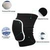 1 Pair Breathable Knee Pads Shock Absorption Extra Soft Knee Braces Ultra-thick Elbow Wraps Joints Support Sports Supplies