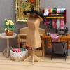 DIY Miniature Wooden Mannequin Sewing Studio Craft For Dollhouses Enthusiasts And Model Builders